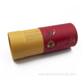 custom cardboard paper tube mug packaging flower paper